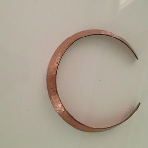 Tarnished Rose Gold Choker Necklace