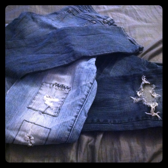 🌟3 pair bundle of jeans-2 Volcom, 1 Billabong