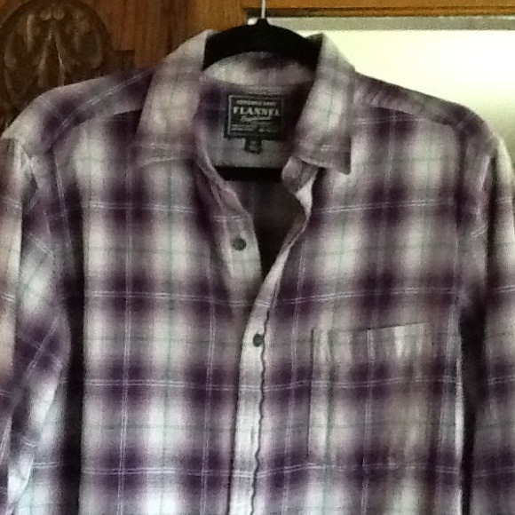 HOLD FOR RAYopiscis Authentic Shirt Flannel Purple
