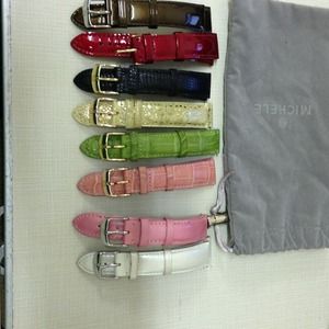 Authentic Michele watch bands size 18
