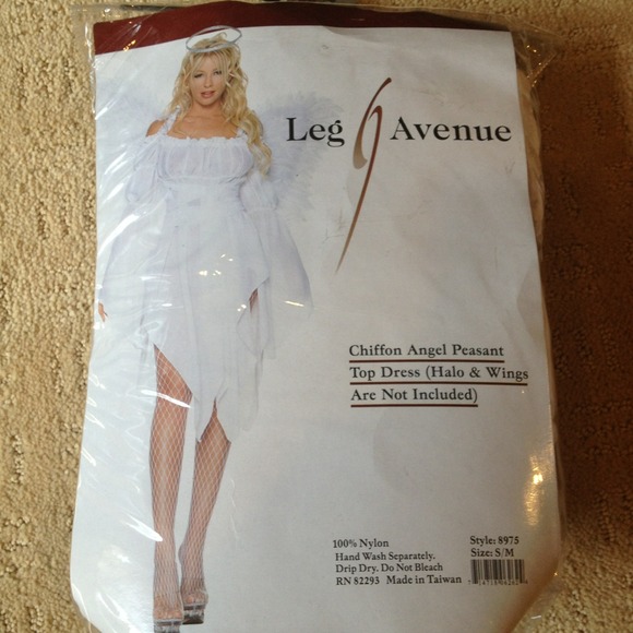 Leg Avenue chiffon angel dress NOWT