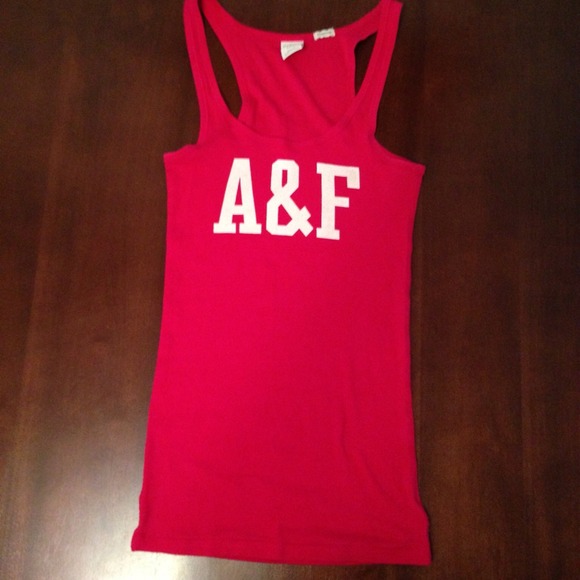 ❌SOLD IN BUNDLE A&F hot pink stretch tank - Picture 2 of 4
