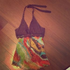 bebe halter top