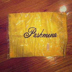 NWT Yellow Pashmina