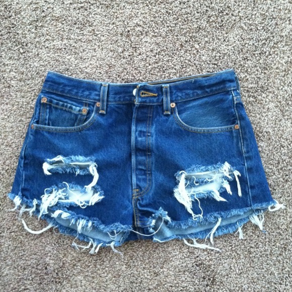 Levi's High Waisted Shorts