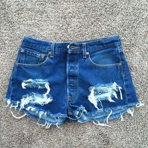 Levi's High Waisted Shorts
