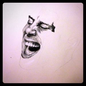 Asaf Avidan portrait progress#1
