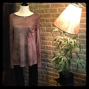 Elizabeth & James striped long sleeve tunic