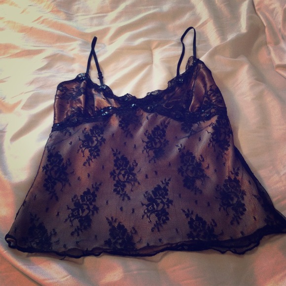 Lace top tank