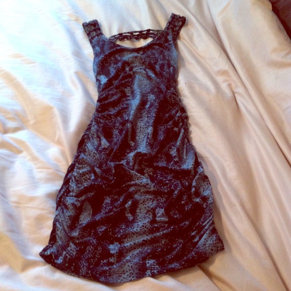 Guess snake printed dress