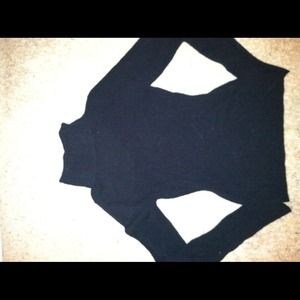 Classic black turtle neck sweater