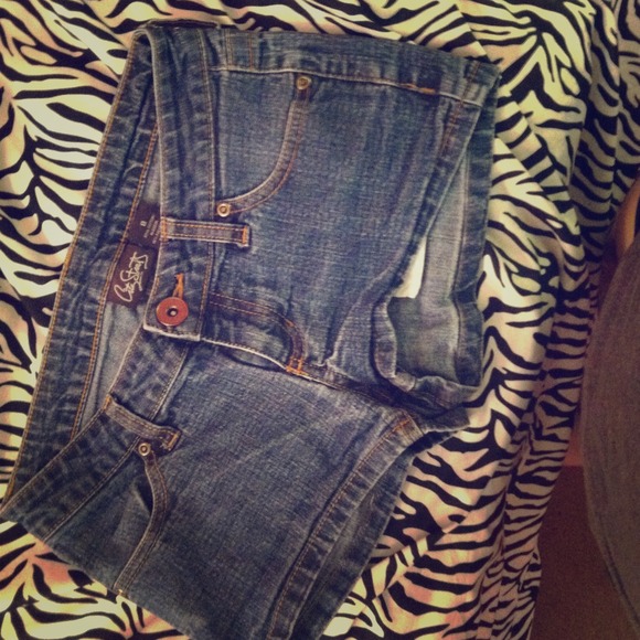 Denim shorts dark