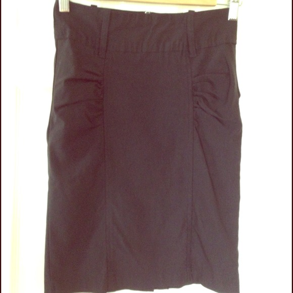 Sold**Black high waist dress skirt