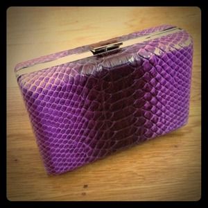 Banana Republic leather clutch