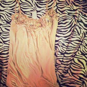 Tan colored tank top