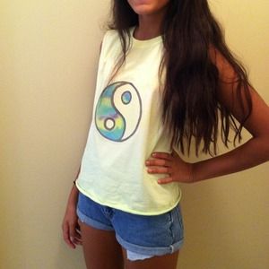 Yin Yang Muscle Tee *tumblr inspired*