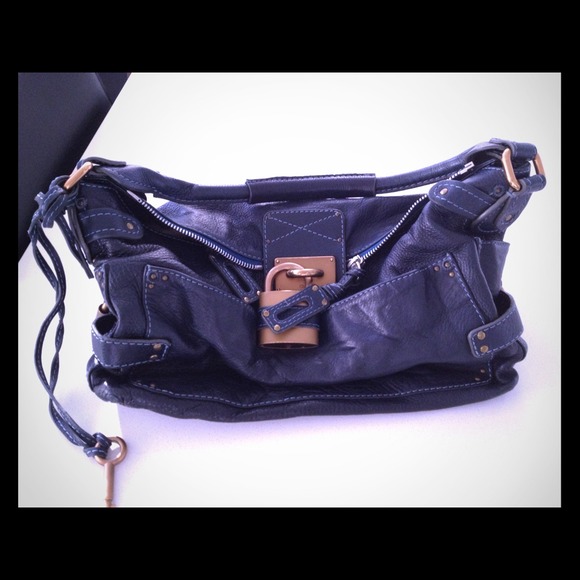 Chloe Paddington Handbag - denim blue