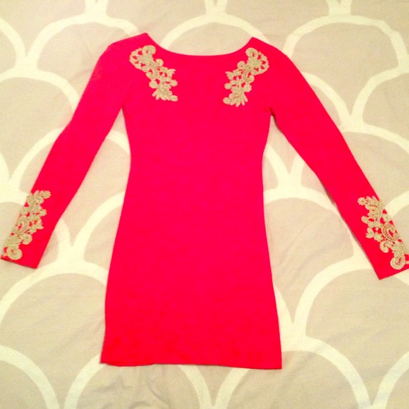 Red/orange dress