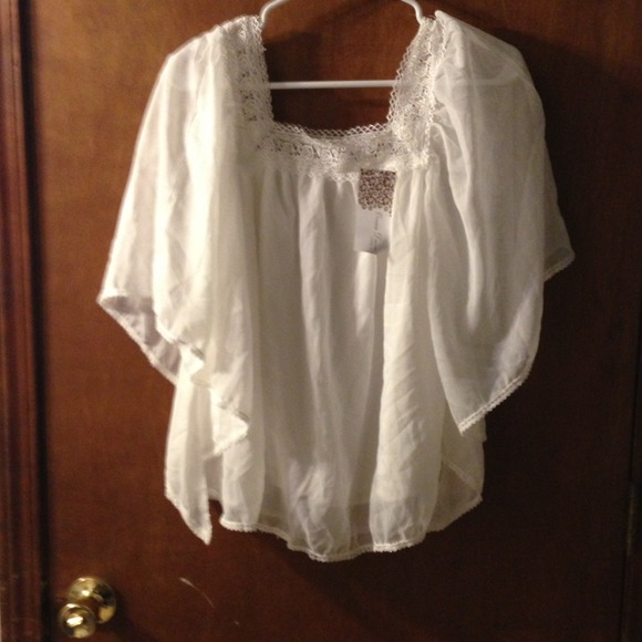White summer blouse