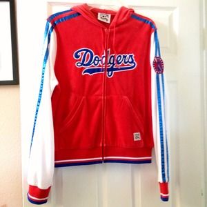 Dodgers zipp up hoodie