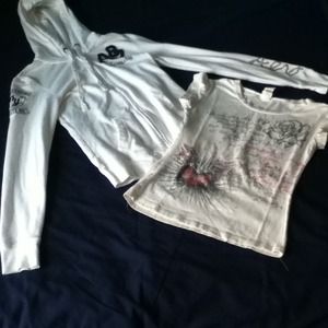 Sweatshirt and shirt bundle:)