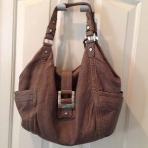 Michael Kors Leather Grey Bag HOLD FOR @rabella