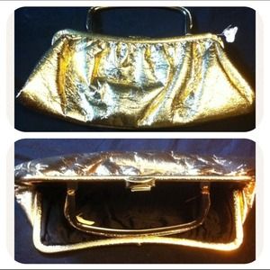 Host Pick10/9/13 Vintage gold clutch purse