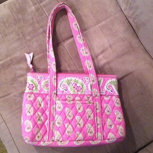 Pink and Green Paisley Vera Bradley Purse