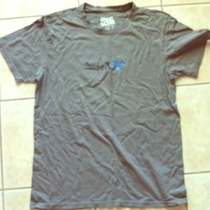 Quiksilver slim fit large gray tee