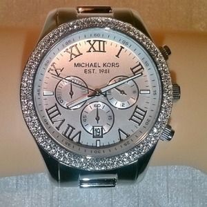 Michael Kors Chronograph Glitz Oversized Watch