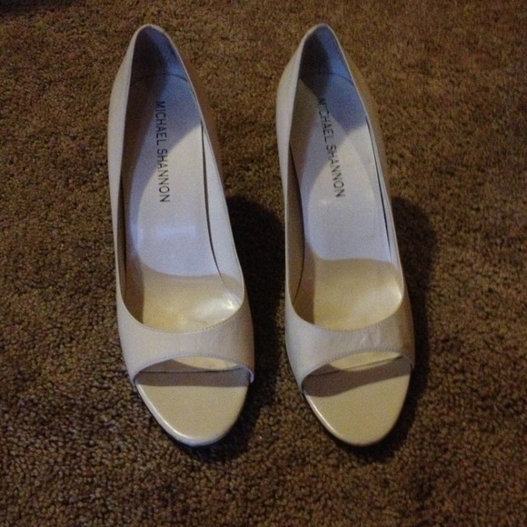 Cream heels