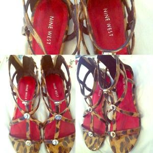 Nine West Cheetah-Print flats