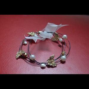 Black butterfly bracelets