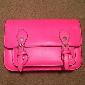 Steve Madden Neon Pink Crossbody Envelope style
