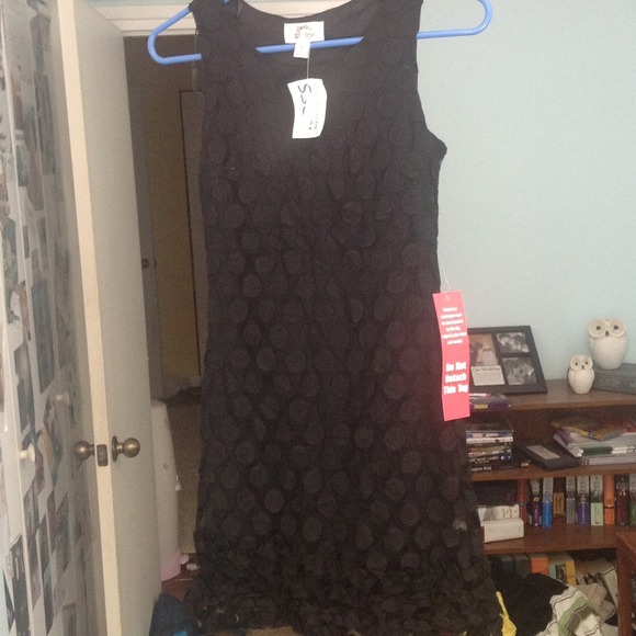 Polka dot mini dress