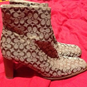 Coach brand ankle boots