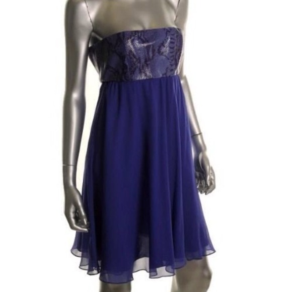 ✨SOLD✨💜Purple Snakeskin Alice+Olivia Dress💜