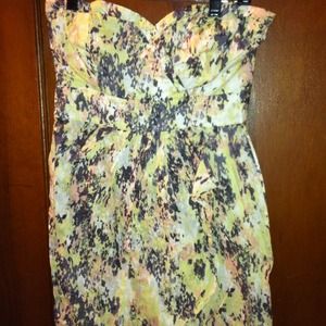 American Rag Strapless above knee dress