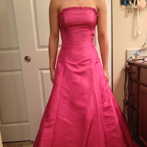 Fushia prom dress by Alfred Angelo. Size 4