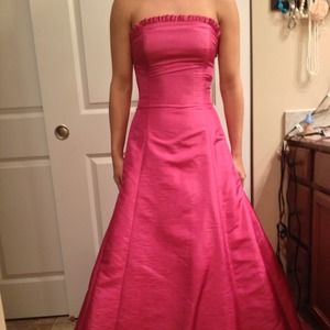 Fushia prom dress by Alfred Angelo. Size 4