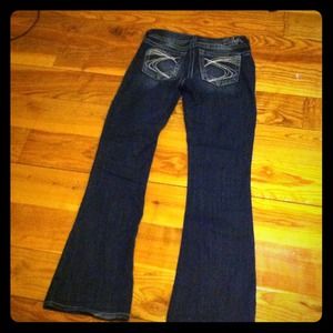 Silver jeans, dark wash