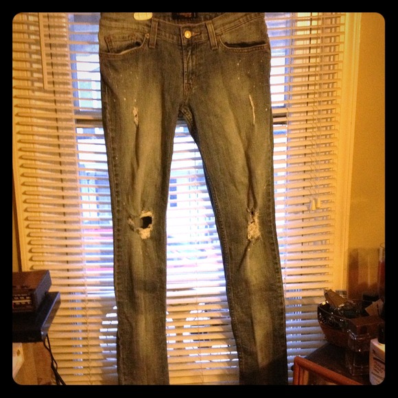 Levi's super low skinnies