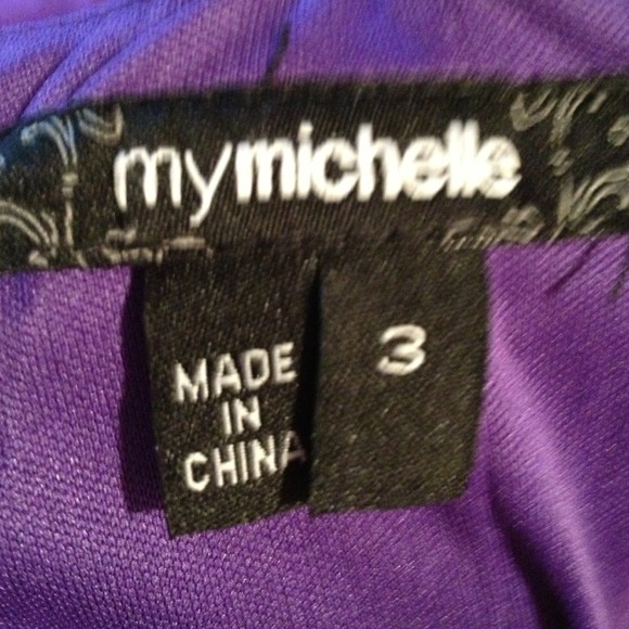 MY MICHELE purple formal/prom - Picture 4 of 4