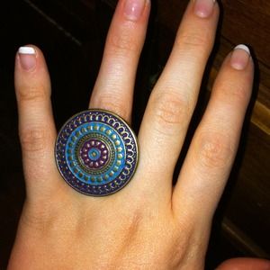 Aztec stretch ring