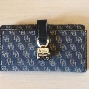 Aunthentic Dooney & Burke Denim Wallet