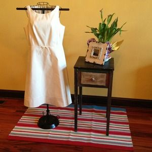 Bundle!  J. Crew 100% ivory dress & 2 Coach bags.