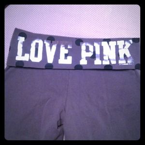 Gray Victoria's secret yoga pants