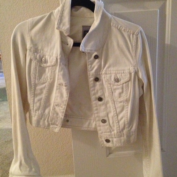 White denim jacket