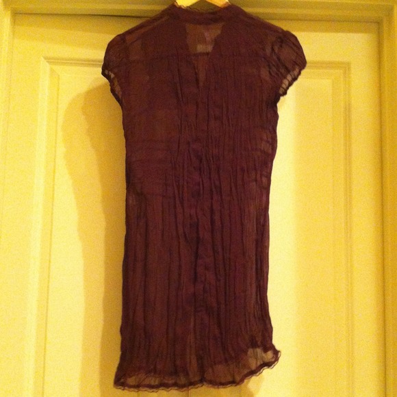 Purple Ruffle Tunic - Picture 3 of 3