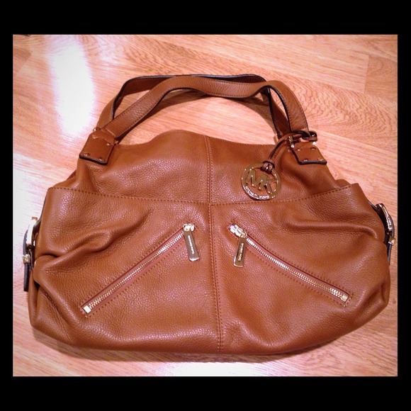 REDUCED - Michael Kors - pebble leather tan tote